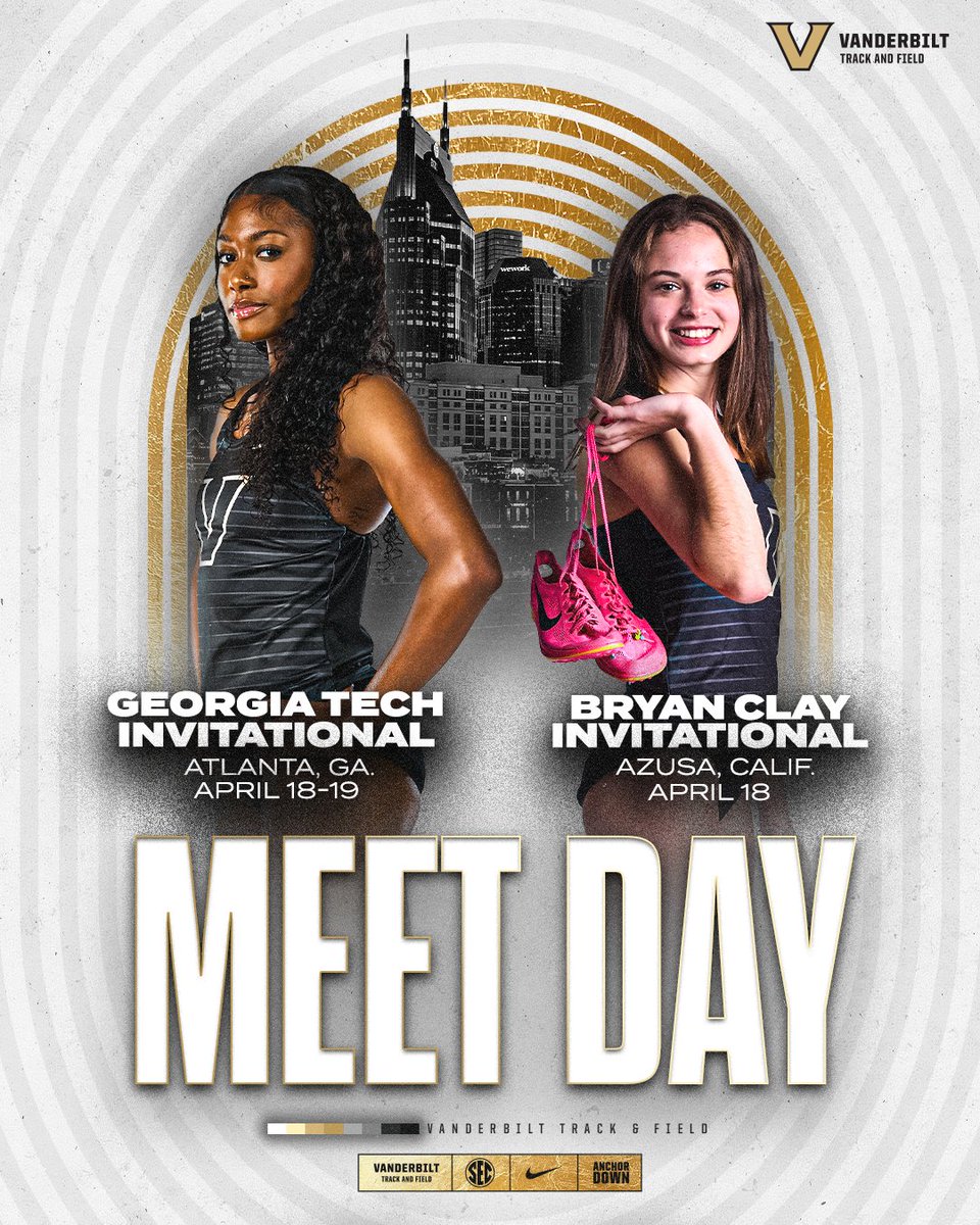 vandyxctrack's tweet image. More track action coming at ya

🆚 Georgia Tech Invitational
📍 Atlanta, Ga.
⏰ 4 p.m. CT
📊 vu.edu/xl-4x

🆚 Bryan Clay Invitational
📍 Azusa, Calif.
⏰ 9 p.m. CT
📊 vu.edu/d991o

#AnchorDown