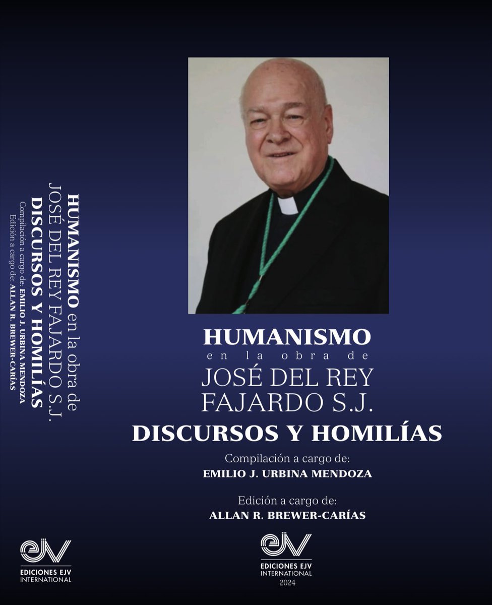 Hoy estaría cumpliendo 91 años el R.P. José del Rey Fajardo sj. Hace unos meses publicamos, gracias al profesor Allan R. Brewer-Carías, una selección de discursos y homilías. 

Para los interesados en el libro, el mismo se puede adquirir en la red de librerías globales y por