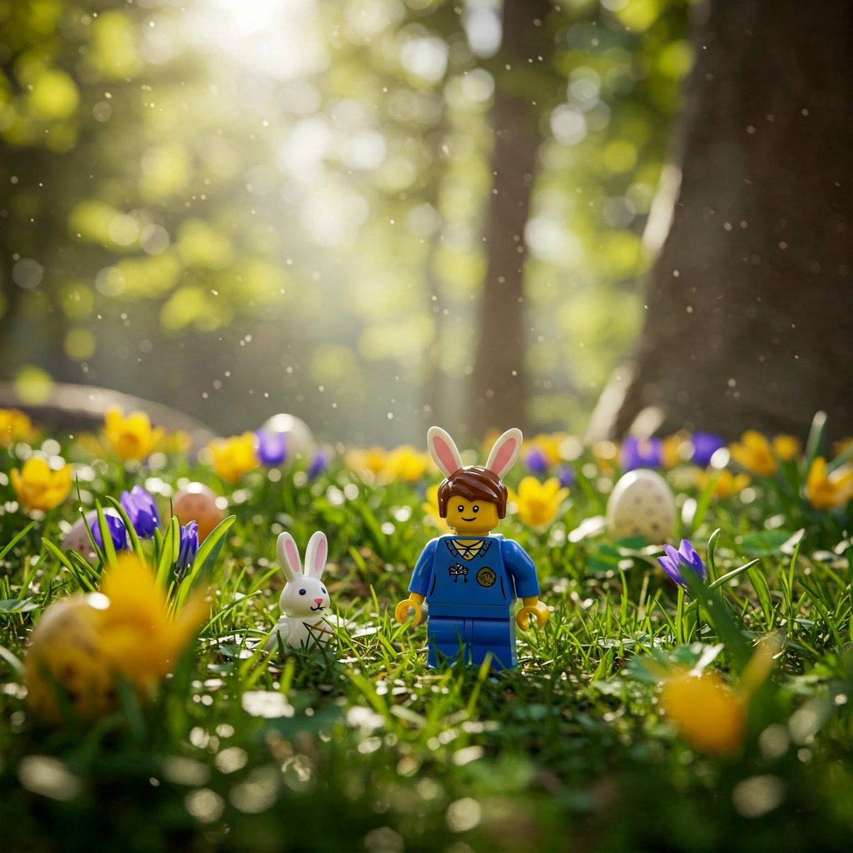Hoppy Easter! Finding magic in every bloom.
.
.
#LEGO #legophotography #legoart #legominifigures #toyphotography  #laminifigs #toyartistry #legography #toycommunity #afol #toyart #easterbunny #eastersunday