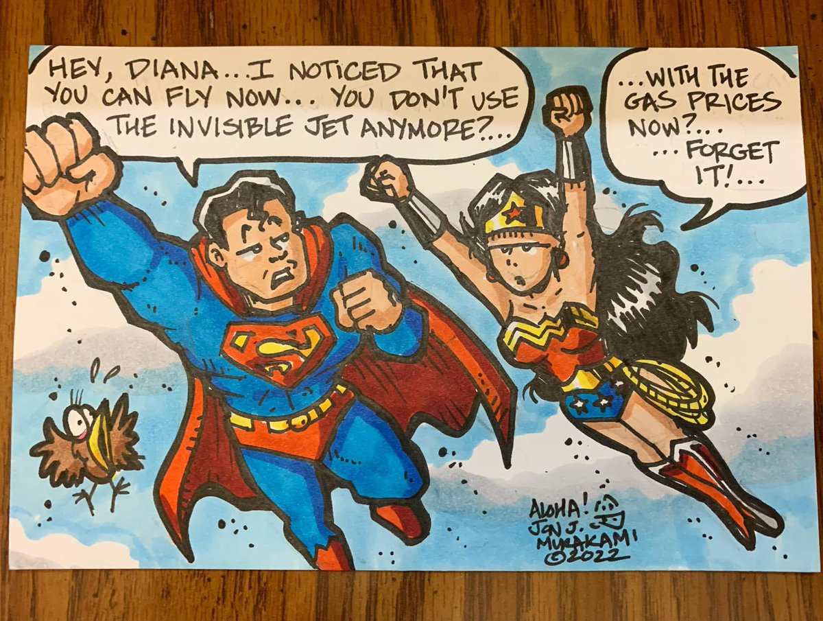jonjmurakami's tweet photo. HAPPY SUPERMAN DAY! Here are a few silly Superman sketches I've sketched over the years! Enjoy! 😊
#jonjmurakami #copics #copicmarkers #superman #supermanday #dccomics #fanart #hawaii #maui #hawaiiansuperman #wonderwoman #xrayvision #ukulele https://t.co/y5C9241wVx