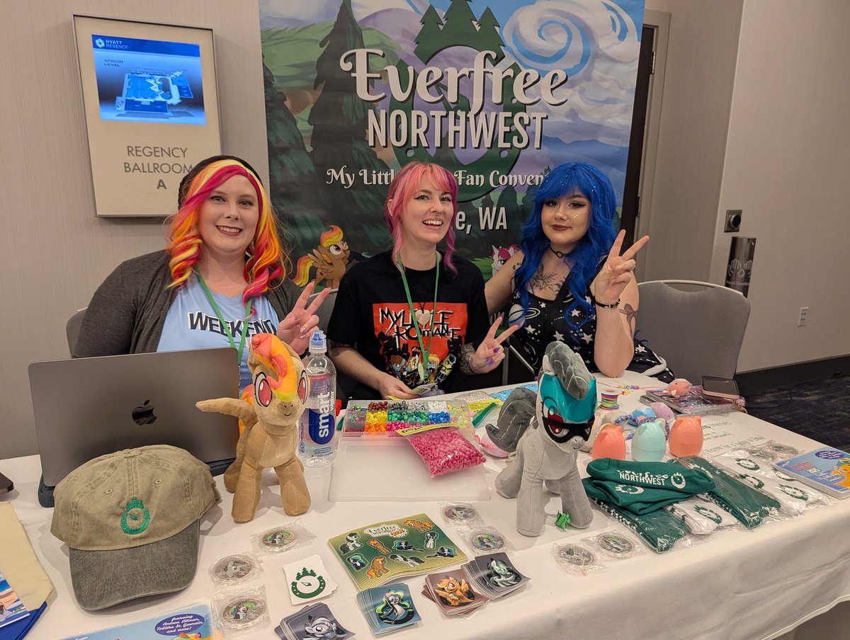 We're tabling this weekend at <a href="/BABSCon/">BABSCon: Bay Area Brony Spectacular</a>! Come see us outside the Vendor Hall and register for #EFNW2025.