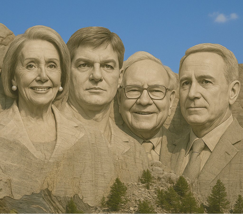 Who's missing on the pilot Mount Rushmore?