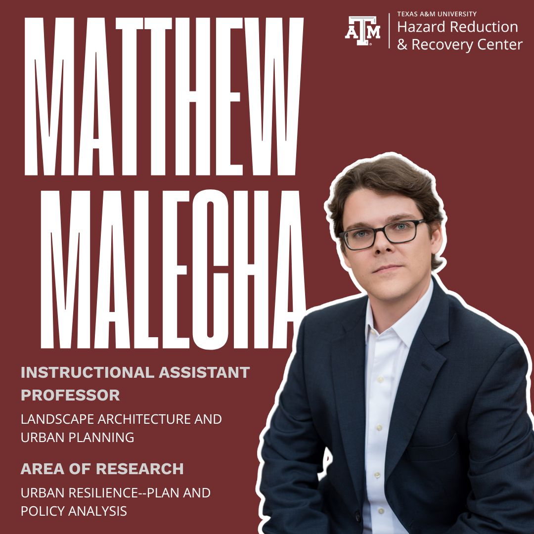 FEATURE FRIDAY: Meet Dr. Malecha from Minneapolis, Minnesota!

Dr. Malecha is passionate about urban planning and policy resiliency and his most proud about participating in the development of the Plan Integration for Resilience Scorecard methodology and tool.