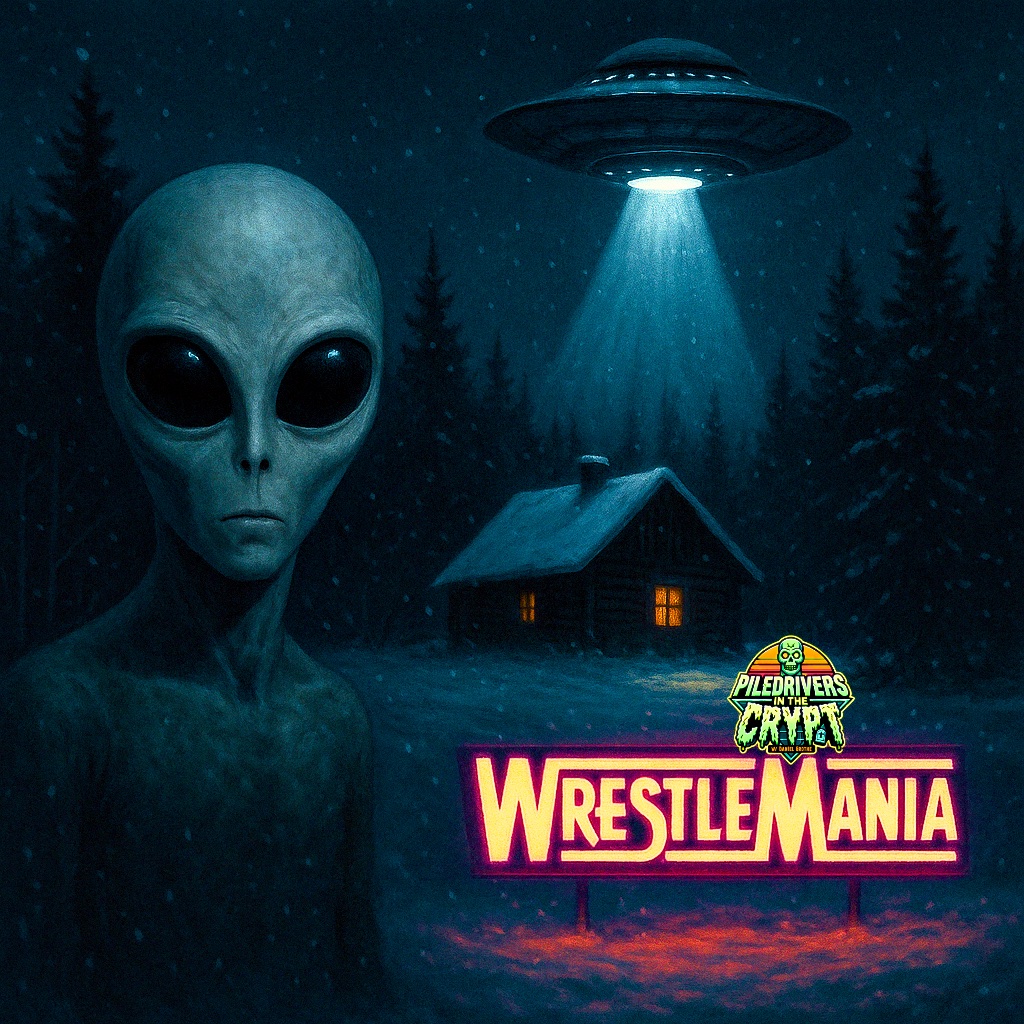 WrestleMania I (1985) debuts… and somewhere in the woods, Whitley Strieber gets abducted by aliens and writes Communion...
Listen now before the Greys make you forget it:
🎧 danielgrothe.us and on all the #podcast apps out there.

#wrestlemania41 #Communion