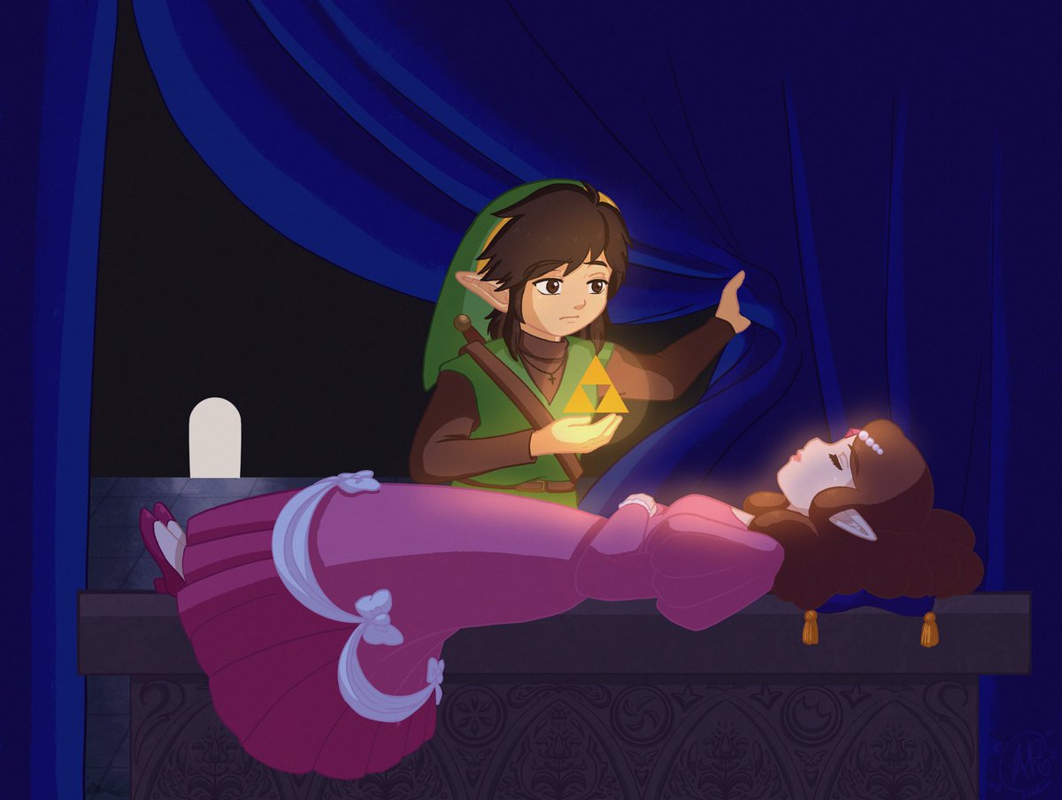 AP_Zelda's tweet photo. Classic Zelink for the weekend 

I’m finishing my responsibilities guys, I’m finishing once agian my incomplete collection for last year’s zelink week’s prompts.

This is Day 5 “Spellbound”

#Zelda #neszelda #ゼルダの伝説 #Zelink https://t.co/MZYVzLPda9