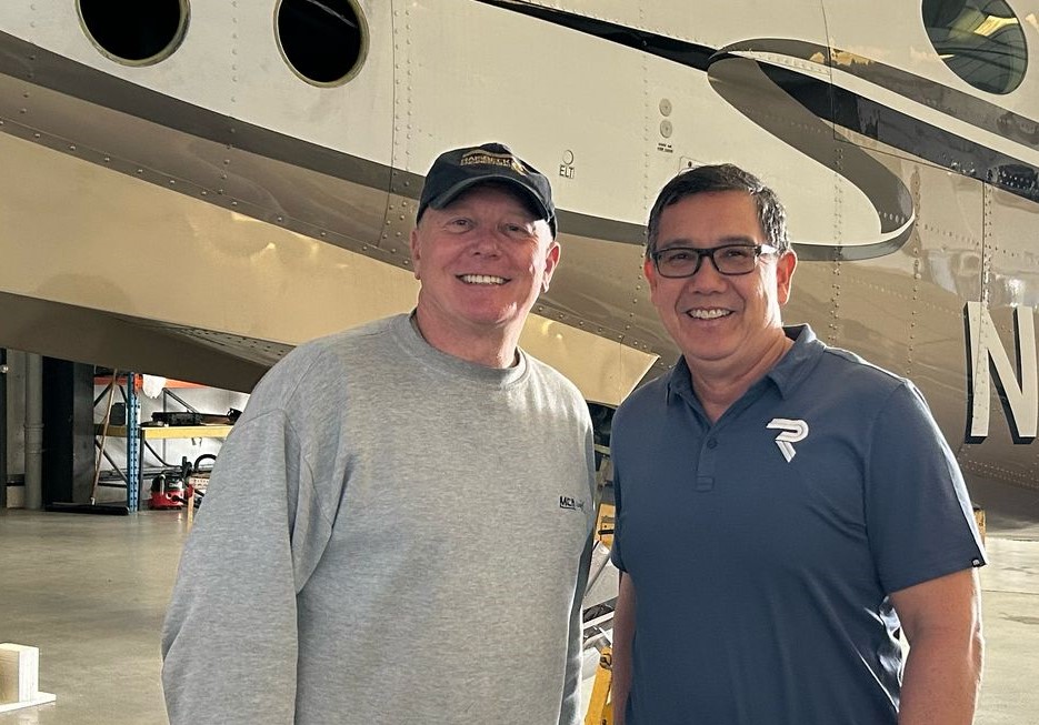 MCAAviation's tweet photo. After a successful trip to AERO Friedrichshafen 2025, MCA Aviation welcomed David Sylvester, Director of Sales at Raisbeck Engineering Inc, on a visit to Bournemouth Airport on England’s sunny South Coast.
Raisbeck packages  improve the performance of your King Air. https://t.co/CphJ13rcxI