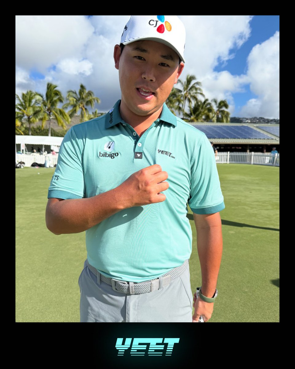 yeet's tweet photo. Good luck to YEET's ambassador athlete Si Woo Kim who is leading Day 2 of the RBC Heritage https://t.co/M1GP2auvbV