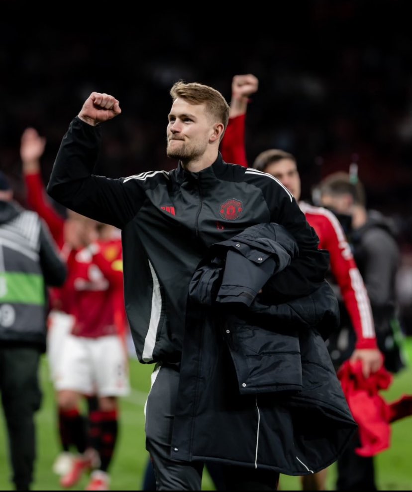 Utdtruthful's tweet image. 📸 - Ayden Heaven and Matthijs de Ligt was at Old Trafford last night ❤️🫶🏾