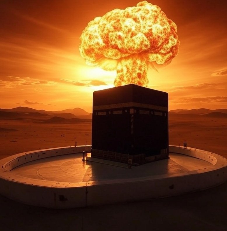 deadradiocity's tweet photo. #Nuke_Kaaba #save_the_world save the planet , #Save_Humanity #Save_The_Earth by nuking this Evil cube https://t.co/MzuUo2hOfO