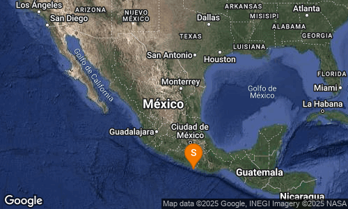 SismologicoMX's tweet photo. Preliminar: SISMO Magnitud 4.9 Loc  63 km al SUROESTE de OMETEPEC, GRO 18/04/25 13:18:24 Lat 16.20 Lon -98.72 Pf 10 km https://t.co/Mmy80MnYdq