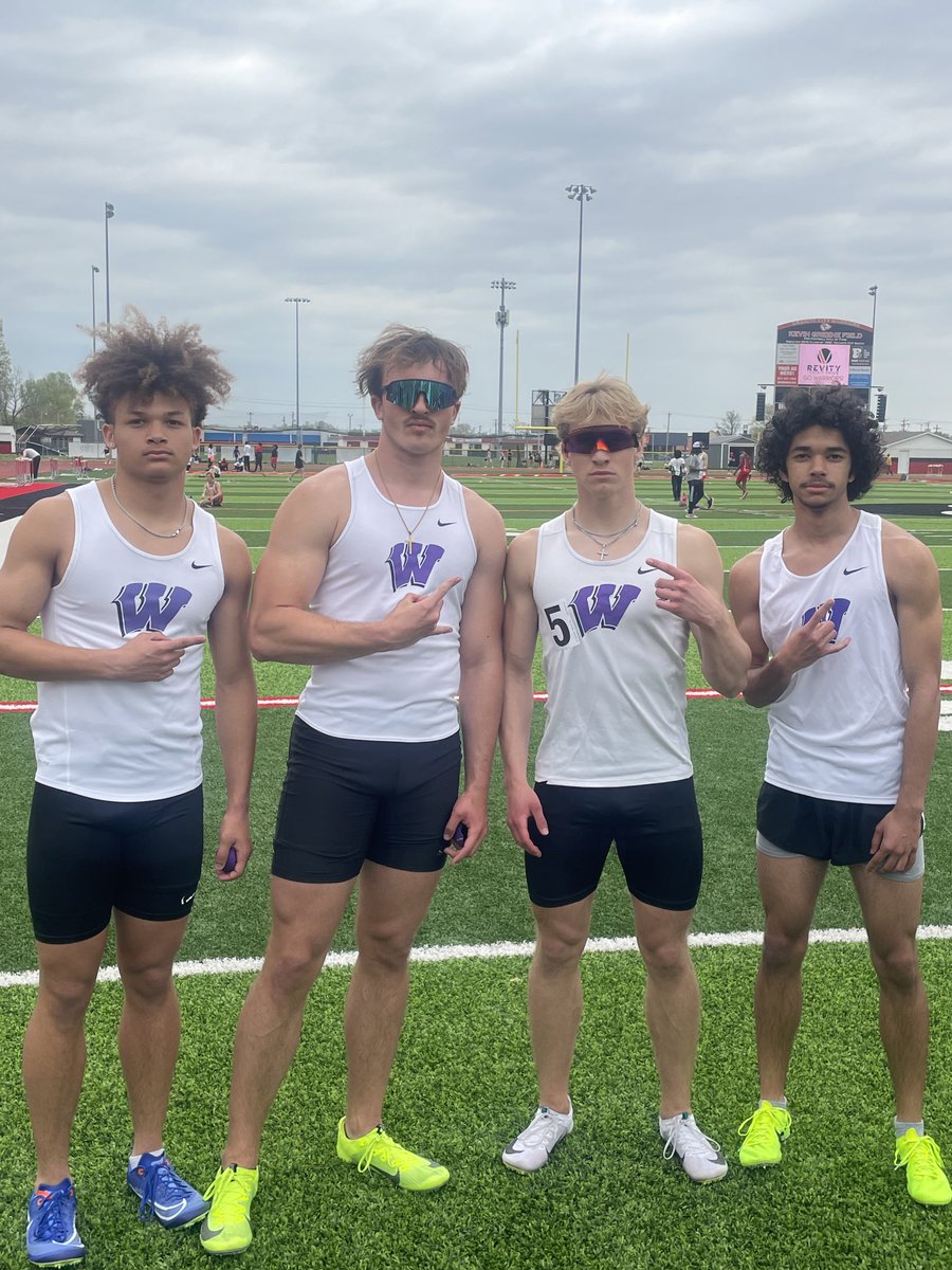 #3 All Time 4 x 200m Relay performance by Neely, Razzy, Hayes, &amp; Cameron 🔥🦾🐆