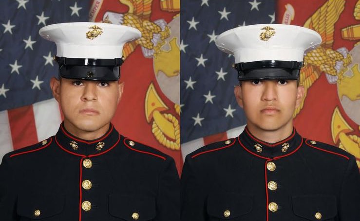 The U.S. Marine Corps has identified the Marines who passed away earlier this week in a vehicle accident near the U.S-Mexico Border in Santa Teresa, New Mexico as 28-year-old Lance Cpl. Marcelino M. Gamino and 22-year-old Lance Cpl. Albert A. Aguilera.