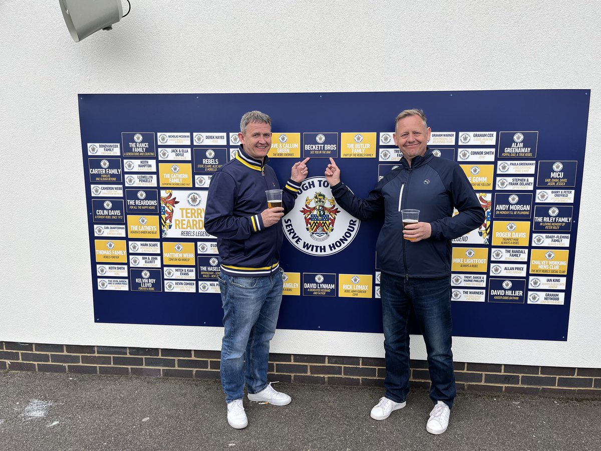 Great day <a href="/sloughtownfc/">Slough Town FC</a> not the result we wanted but fun day with great music afterwards.