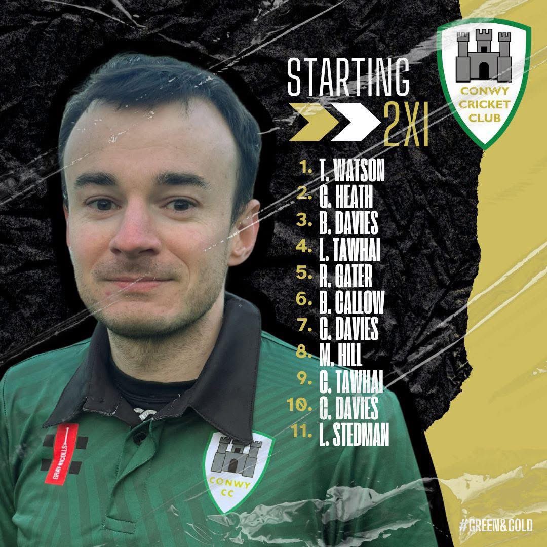 Clŵb Criced Conwy (@clwbconwy) on Twitter photo Here we go, 2025 season starts tomorrow,here’s our 1Xl team to face <a href="/denbighcricket/">Denbigh Cricket Club</a> at Bodlonbed park. Our 2Xl make the away trip to <a href="/Moldcricketclub/">Mold Cricket Club</a> good luck to both teams 🏏🏏🏏#prayforsun #greenandgold #ConwyCC Here we go, 2025 season starts tomorrow,here’s our 1Xl team to face <a href="/denbighcricket/">Denbigh Cricket Club</a> at Bodlonbed park. Our 2Xl make the away trip to <a href="/Moldcricketclub/">Mold Cricket Club</a> good luck to both teams 🏏🏏🏏#prayforsun #greenandgold #ConwyCC