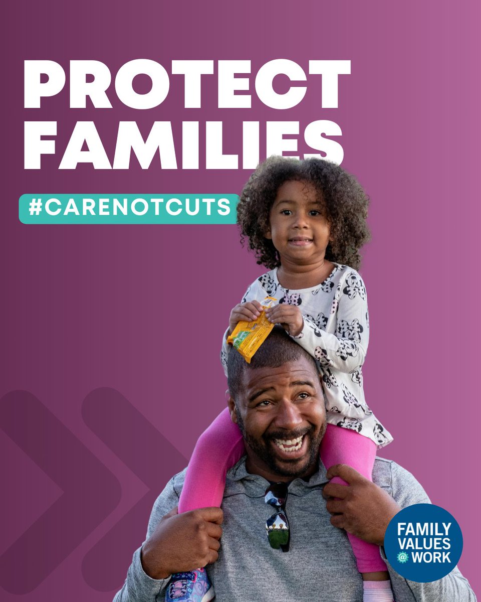 A federal budget that slashes programs like food assistance, paid family leave, and critical safety net protections harms families and workers. Demand Congress invest in care. bit.ly/3RvGf3w #CareNotCuts