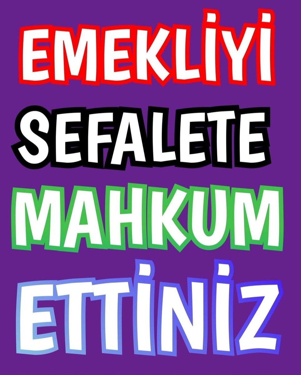 Emekliyi sefalete mahkum ettiniz.
<a href="/RTErdogan/">Recep Tayyip Erdoğan</a>
<a href="/_cevdetyilmaz/">Cevdet Yılmaz</a>
<a href="/isikhanvedat/">Prof. Dr. Vedat Işıkhan</a>

#EmekliYediğiAyazıUnutmaz

Bakanların söylemlerine istinaden borçlananlar var ve zor durumdalar. Çözüm bekliyorlar. Ev kiraları maaşları geçti eyyyyy akp biliyomusunuz
#5000veKısmiAyazda