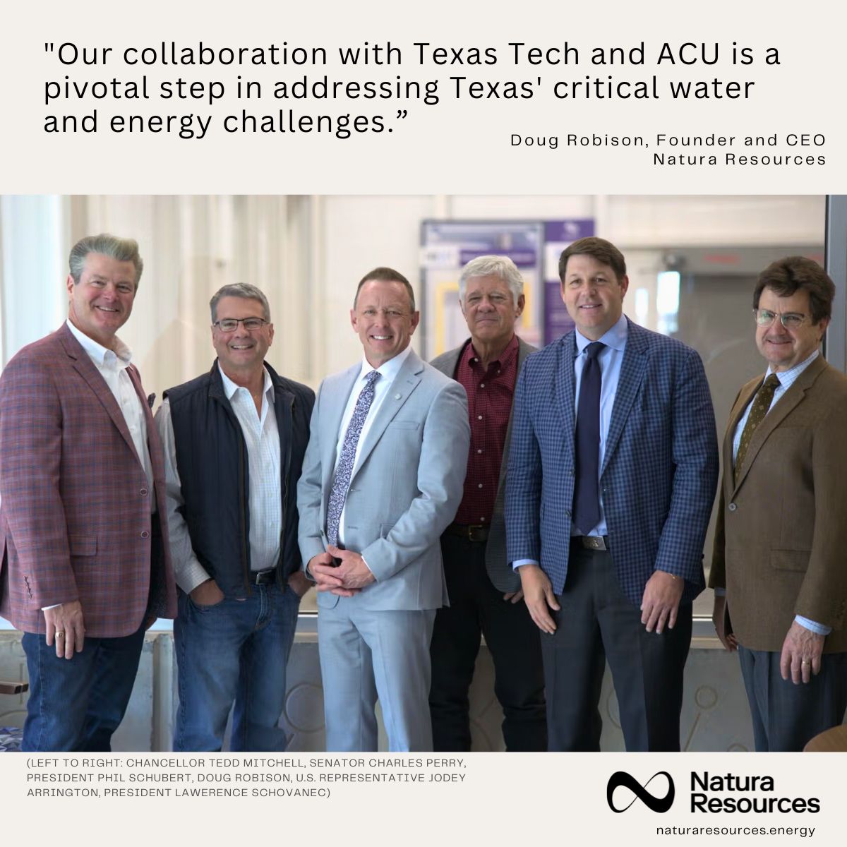 Doug Robison, Founder and CEO of Natura Resources, emphasized the importance of this partnership: "By leveraging our MSR technology, we aim to secure crucial water resources and drive innovation in clean energy."

naturaresources.com/natura-resourc…

#energytransition #nuclearresearch