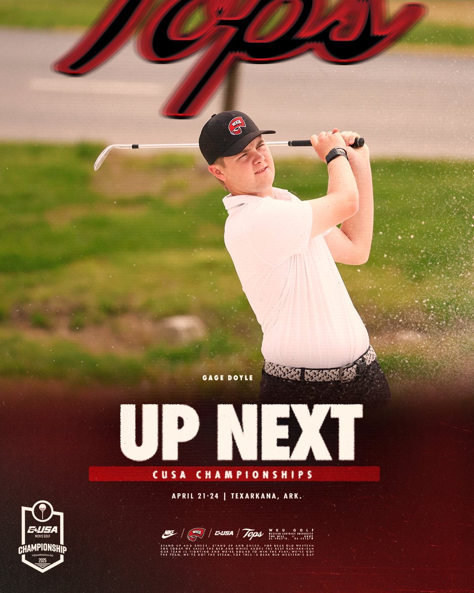 Headed to Texarkana for CUSA Championships!

PREVIEW: wkusports.com/news/2025/4/18…

#GoTops