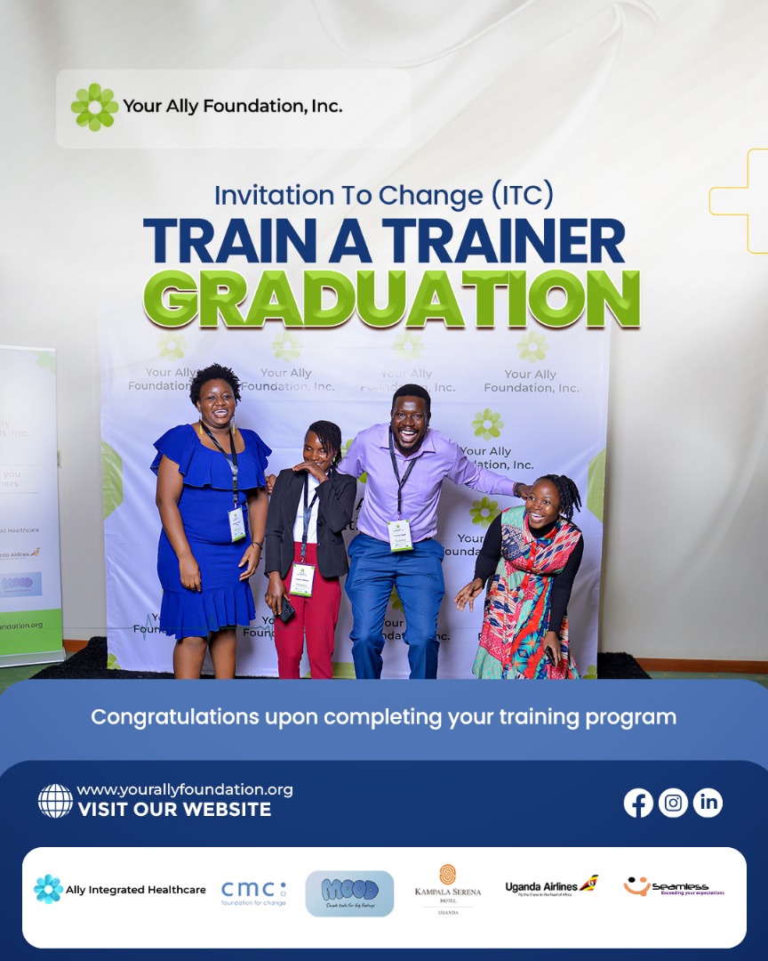 The ITC Train-the-Trainer program has officially wrapped up! 

Participants from Kenya, Zambia, and Uganda are now certified to train care providers &amp; families supporting individuals struggling with substance use through the Invitation to Change Model. 
#ITCUgandaTraining