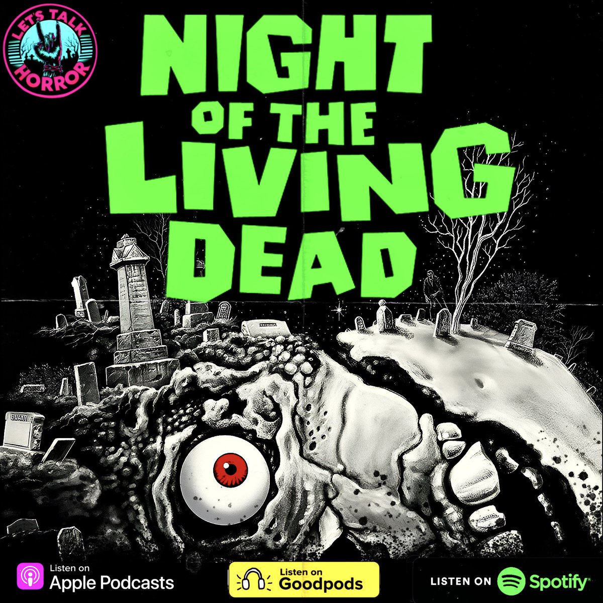 Night of the living dead is one of the most important and influential movies in the history of horror! 
Go listen to our latest episode as we chat about why

Spotify
open.spotify.com/episode/578woo…

Apple Podcasts
podcasts.apple.com/gb/podcast/the…

YouTube
youtu.be/14N_ldj96YE?si…

#podcast #new