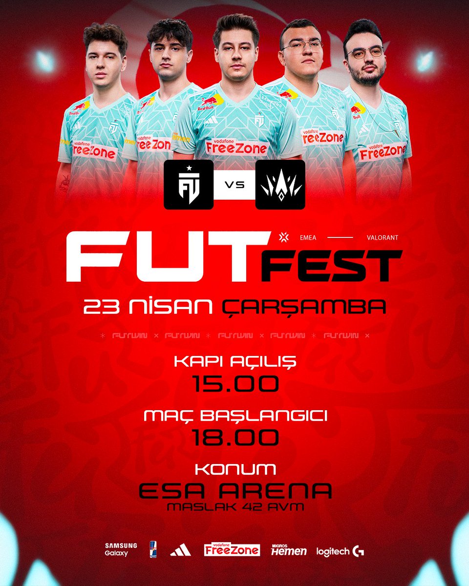 HASRET SONA ERİYOR! 🫂

BBL Esports ile mücadelemizi bütün taraftarlarımızla birlikte izlemek için yeniden FUTFEST'te buluşuyoruz! 🔥

FUTFEST'e katılmak için aşağıdaki linkten aramıza katılarak ÜCRETSİZ bir şekilde etkinliğe katılabilirsin!

🔗 member.futesports.gg
