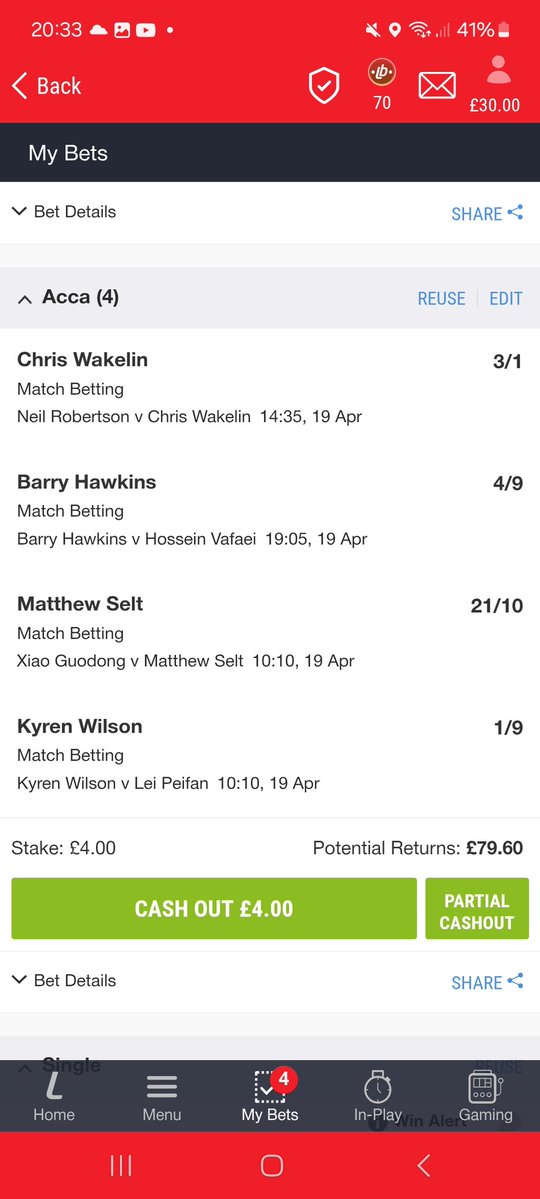 Chris38bell's tweet image. @Pavlo__Escobar @chrisatrill @robwalkertv @kendoherty1997 @Exsnookerpro I've gone for this selection for tomorrow into Sunday I wonder if this will pull off