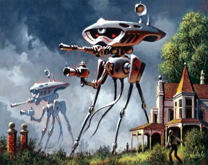 HroMaBittek's tweet photo. Today, something different
My own #Tripod (Fighting Machine) from #waroftheworlds made in #Blender

Inspiration: (third image, unknown author) https://t.co/3QKL5mnC6r