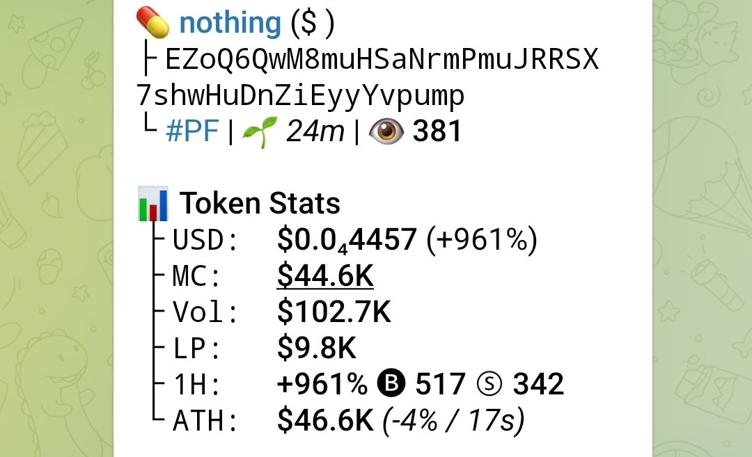 Solmaker0's tweet photo. EZoQ6QwM8muHSaNrmPmuJRRSX7shwHuDnZiEyyYvpump
$ up 2X
#NOTHING https://t.co/97nHsQajfG
