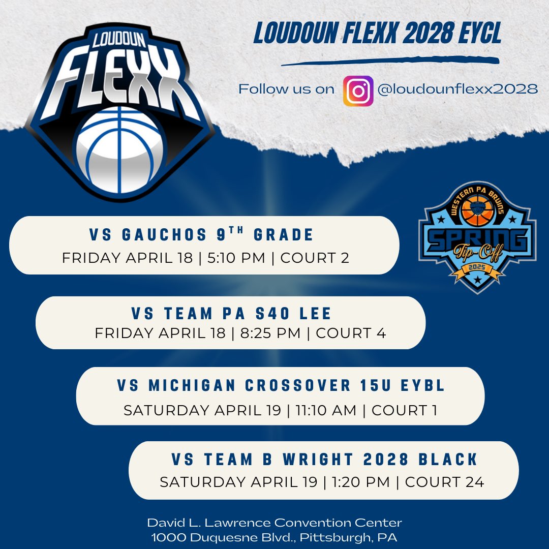 Back at it again in Pittsburgh. Come check us out! 🏀<a href="/loudounflexxgbb/">Loudoun FLEXX Girls Basketball</a>