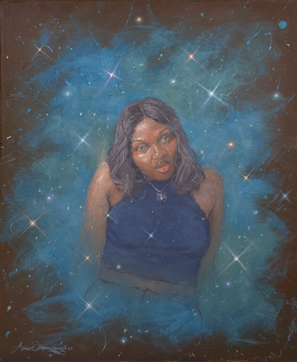 Nepa do this one, but my painting alone nah light. ✨️