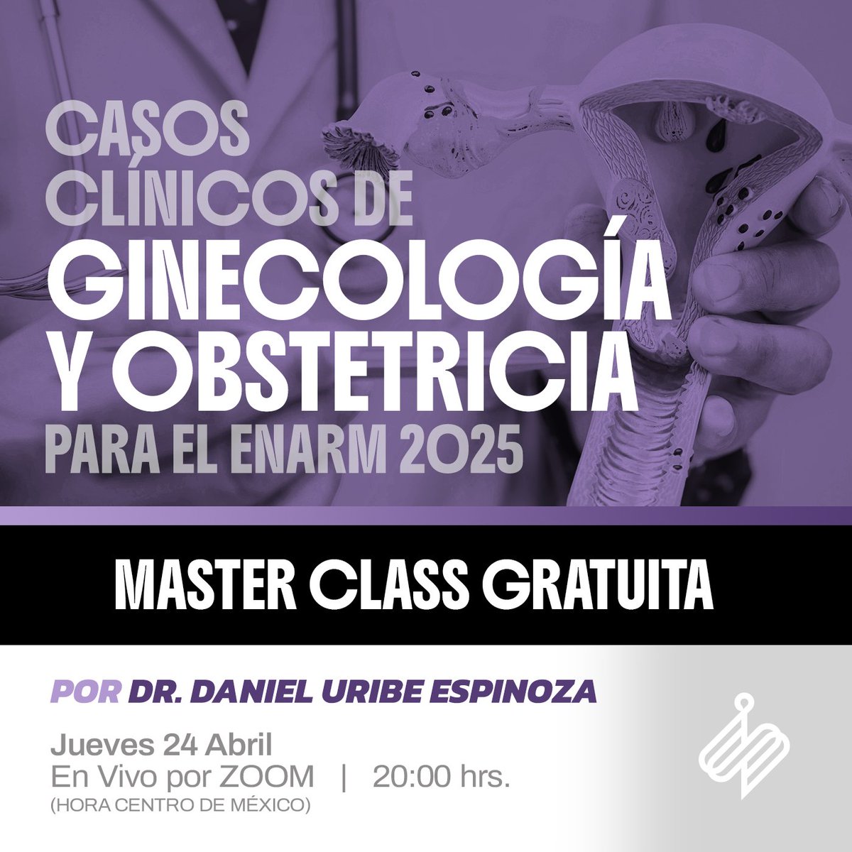 Aesculapyus_MD's tweet photo. 👩‍⚕️ Si vas a presentar el #ENARM2025 y Ginecología es tu coco 🤯esta Master Class te va a salvar.🤰
Explicación clínica, preguntas tipo ENARM y cómo no volver a fallar un caso de GYO 🩺

👀 Guárdala y Compártela.
👉 https://t.co/mxezREyrpN

#GinecoENARM #CasosClínicos #ENARM https://t.co/Fjptpmo7no