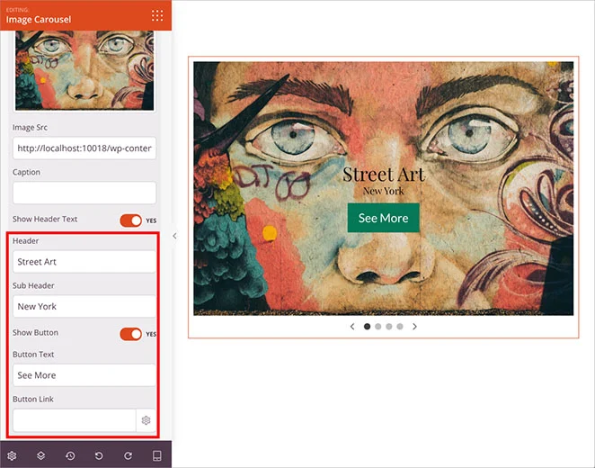 Wouldn’t it be nice if you could add attention-grabbing headlines and call-to-action buttons right on your slider images?

You can now add custom headers, sub-headers, and clickable buttons to each slide individually with <a href="/seedprod/">SeedProd</a>.

- Make Your Text Pop
- Easily Remove