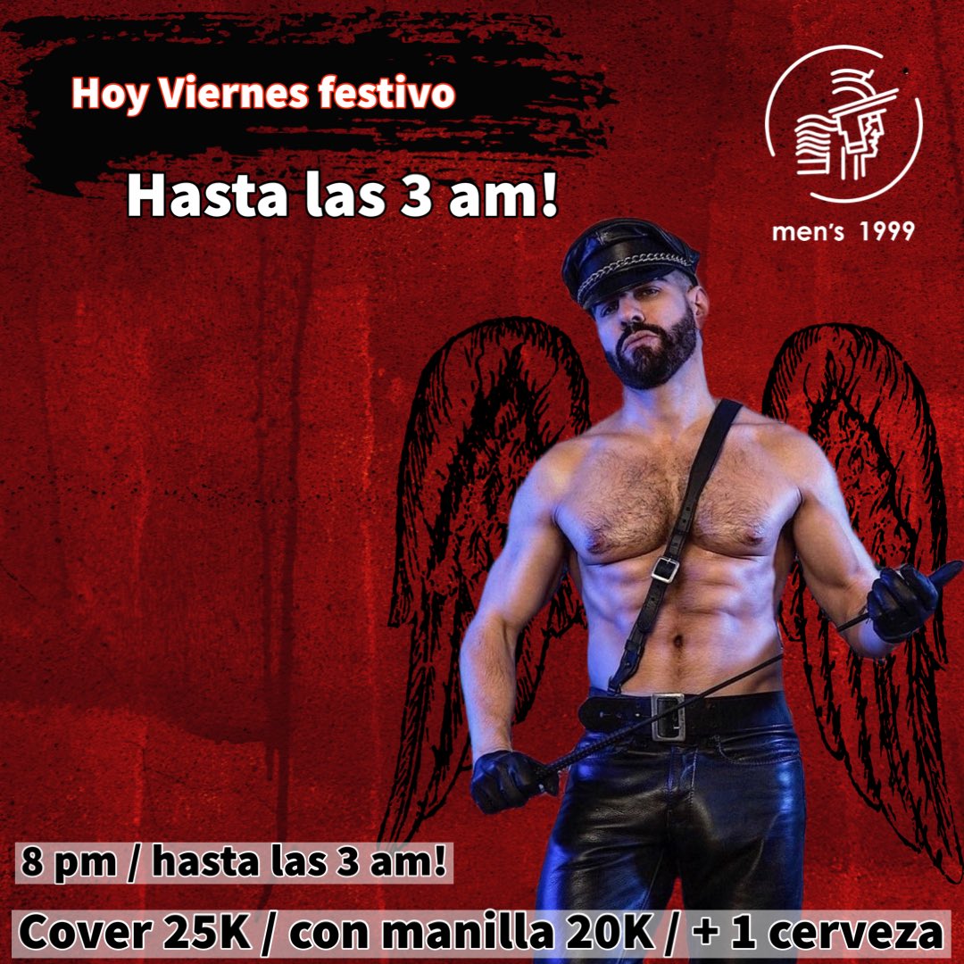 Y quien no siente morbo al mirar un hombre Sin Camisa o Sin Pantalón 😈?, nuestra imaginación nos impulsa  a buscar el rose, el tacto hacia otra piel masculina y experimentar el libido en men’s 1999, con algunas 🍻 frías y buen 🪩 sonido 🎶. Para ➕ inf 👉 3006173296.