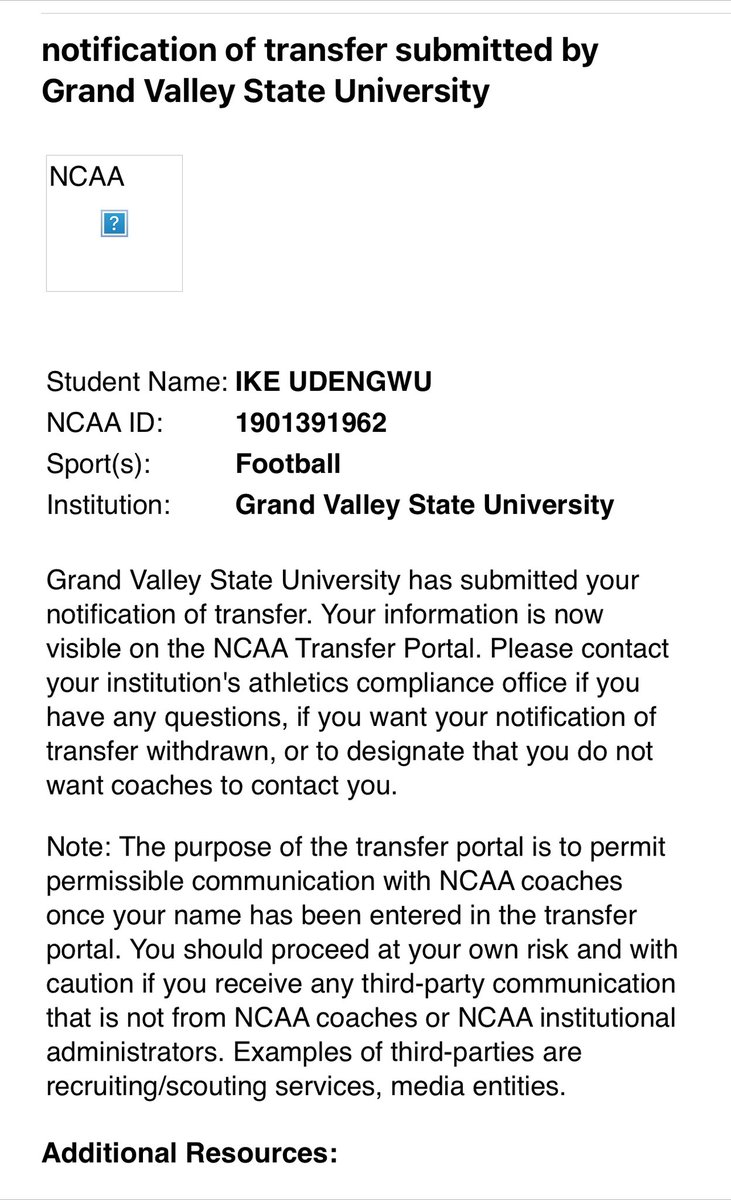 IkeUdengwuIII's tweet image. Officially in the transfer portal with 1 year of eligibility possibly could get an extra year       6’3 212 Qb