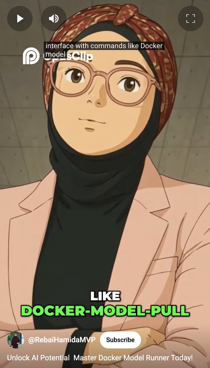 Docker's tweet image. Super cool talking cartoon from @RebaiHamida Senior Cloud Application Architect at @Microsoft on #DockerModelRunner

spklr.io/6018AF56