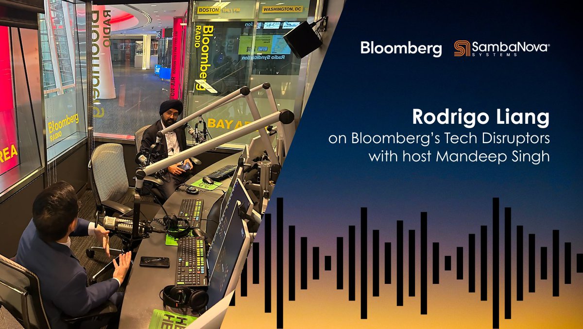 Simplifying AI for enterprises! 🚀 We take the compute, cost, &amp; effort of selecting AI models off your plate &amp; help offload these challenges so you can focus on building &amp; running applications. 

See what else <a href="/RodrigoLiang/">Rodrigo Liang</a> had to say on the <a href="/Bloomberg/">Bloomberg</a> Tech Disruptors podcast!