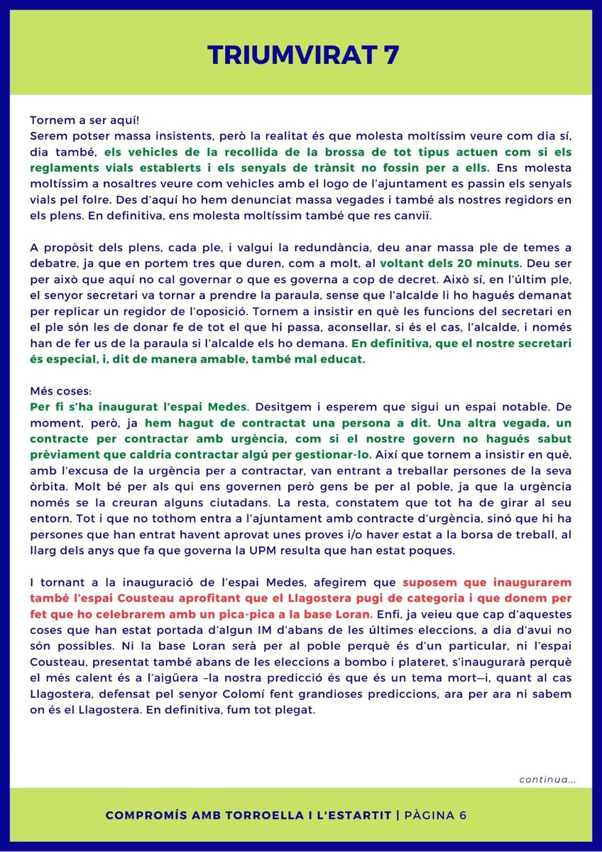 Compromís amb Torroella i l'Estartit tweet media