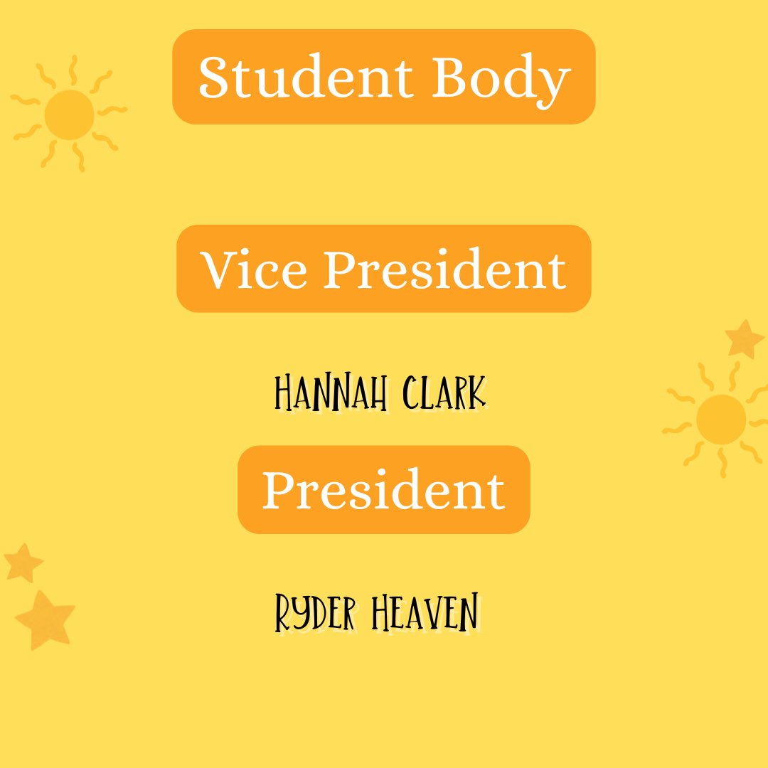 Congrats to the 2025-2026 student council!! So excited for next year💚💛
