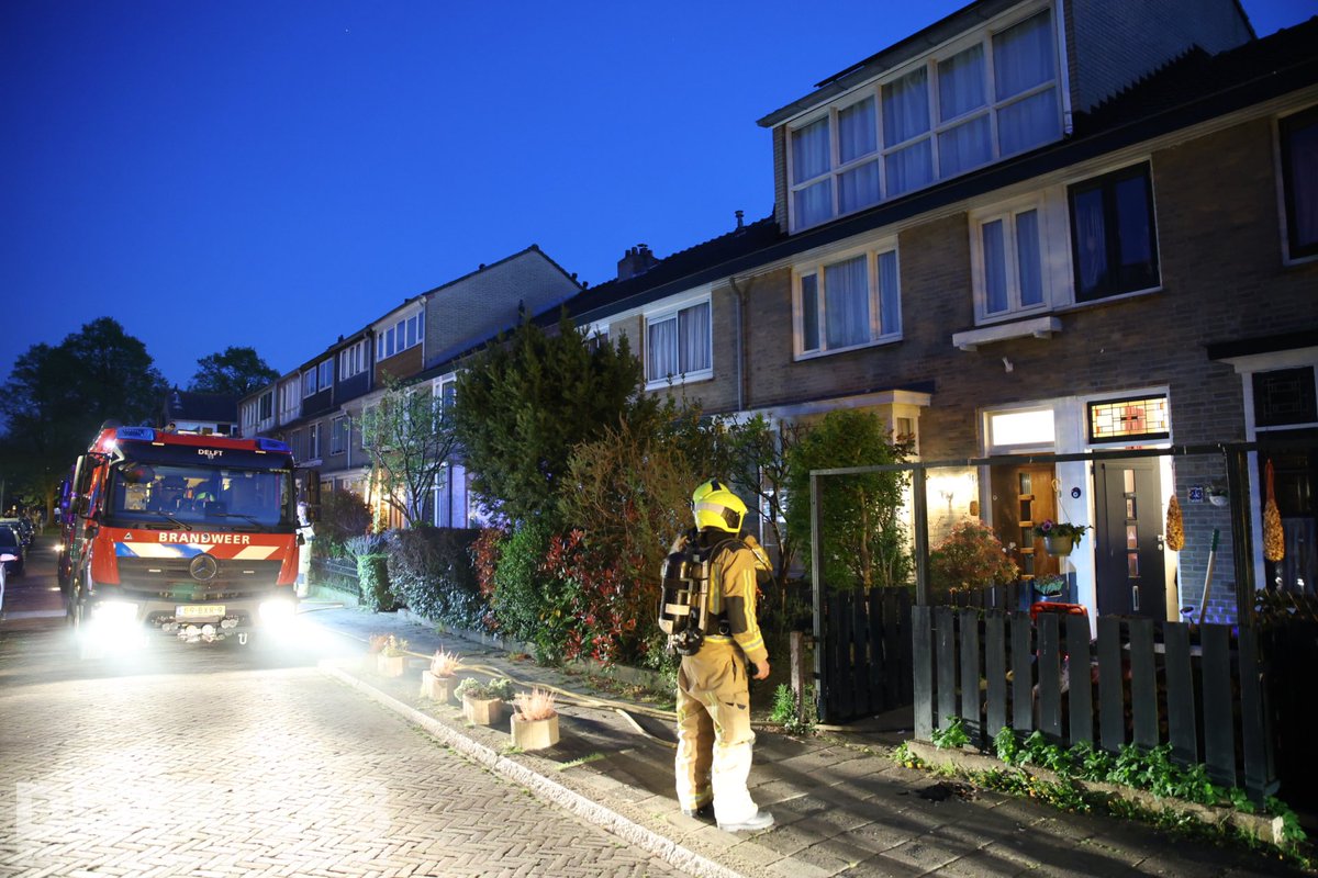 Klein brandje in woning aan Sabangstraat in Delft