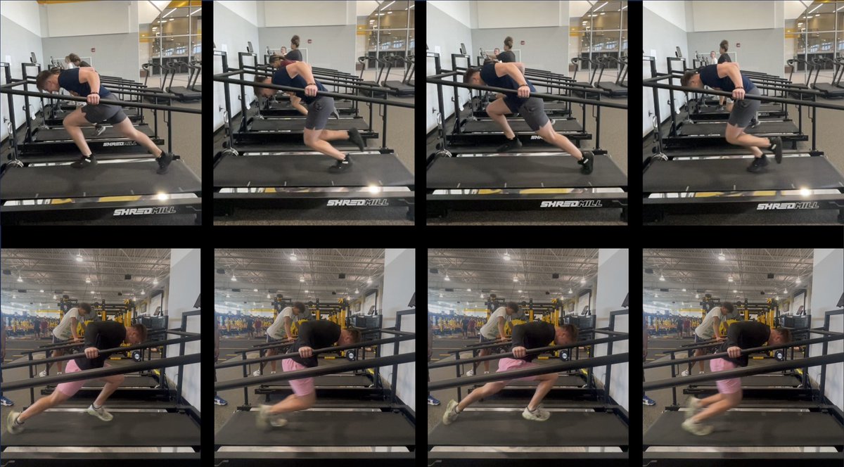 bringthehammer's tweet photo. 2 profile pictures over a year apart. One before a pretty significant patellar tendon surgery & one several months after. May not look much different. Looks can be deceiving, though. 

A few 🤏🏼 adjustments. 

Consistency. 

Now 2 MPH faster in Gear 2 on the @SHREDmillSpeed than a year ago.📊

ShredMills are pretty cool tools to get faster; think most people know that. But they also give options for individuals trying to chase speed when they have percentage/range of motion restrictions. Injured athletes want to get back to action as fast as humanly possible. Nice when they can come back faster than before the injury, too. 

Looks faster. Feels faster. Is faster!💨