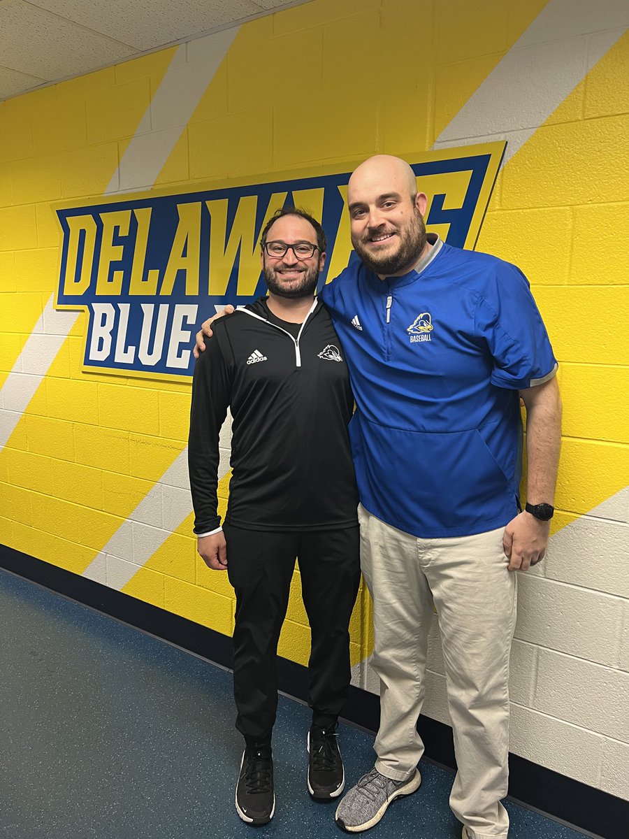 DelawareEQ's tweet image. Was great to see former student manager and current NFL equipment manager Justin Brooks today! We are so proud of him and everything he is accomplishing with the @Commanders #HENfl #teambehindtheteam