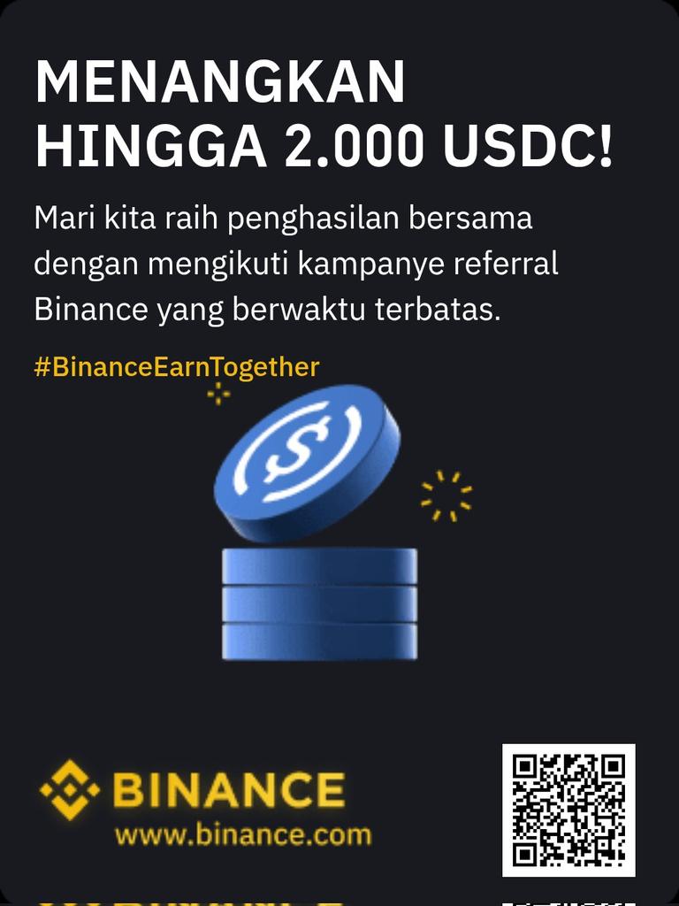 Vesparfum's tweet photo. MENANGKAN HINGGA 2.000 USDC!
Mari kita raih penghasilan bersama dengan mengikuti kampanye referral Binance yang berwaktu terbatas.
#BinanceEarnTogether ℹ️

➖️https://t.co/5u8c9UGkwh https://t.co/zmIk3dzLOo