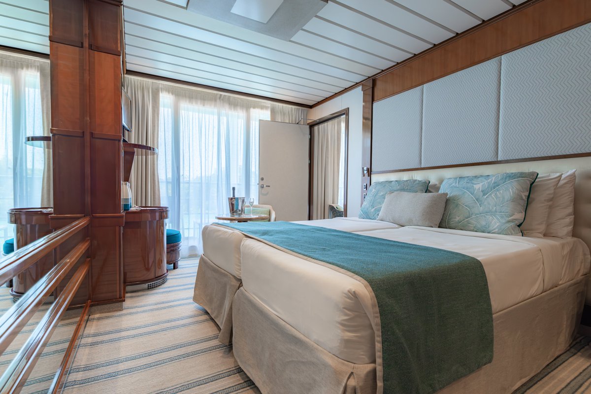 The m/s Paul Gauguin has completed a 7-week refurbishment with a reimagined pool deck including new cabana-style shading, and interconnecting staterooms. Now sailing from Australia to Fiji, and soon back to her year-round home in French Polynesia. #PaulGauguin #SmallShipCruising