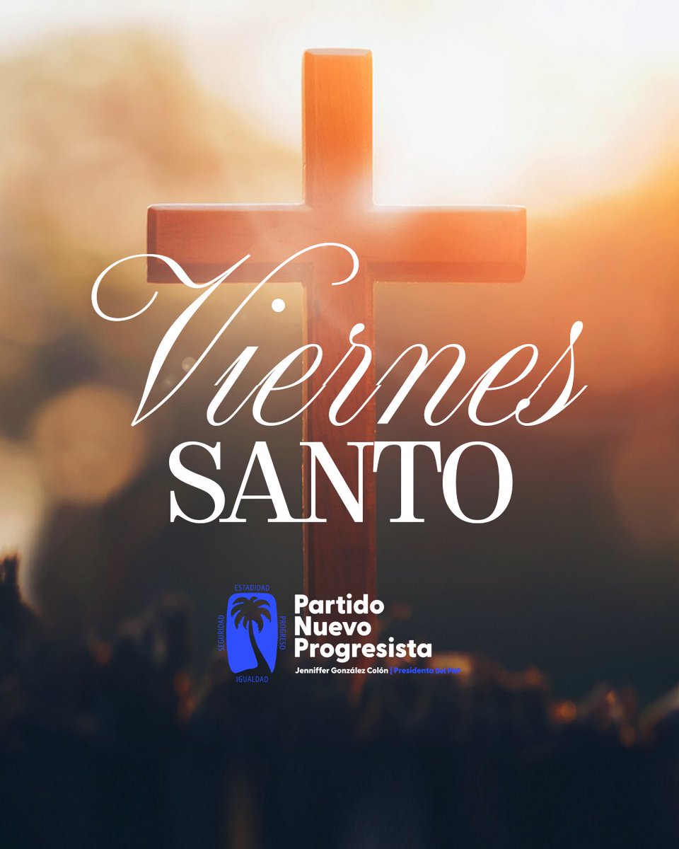 Hoy recordamos con profunda devoción el sacrificio de Jesús, que nos enseñó el valor del amor y la redención.

Les deseamos una jornada de reflexión y bendición junto a sus seres queridos. ¡Que Dios ilumine nuestro camino y proteja siempre a la Isla del Cordero, Puerto Rico!
