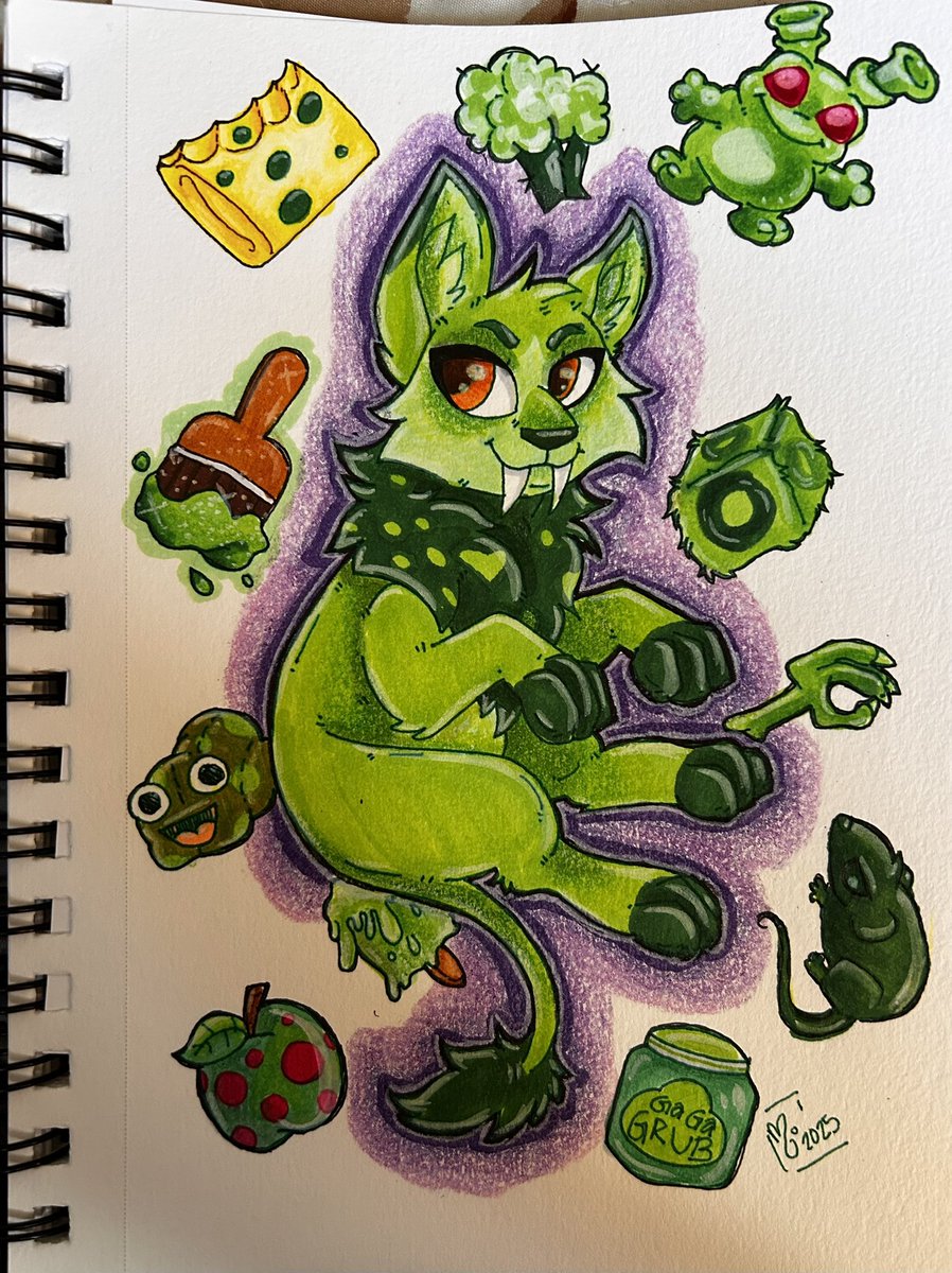Corpsepicker's tweet photo. Hehe #neopets #neopet #aisha #varwolf #traditionalart #mixedmedia #neopetsfandom #fanart #fandom #art https://t.co/GHolqEzwpJ