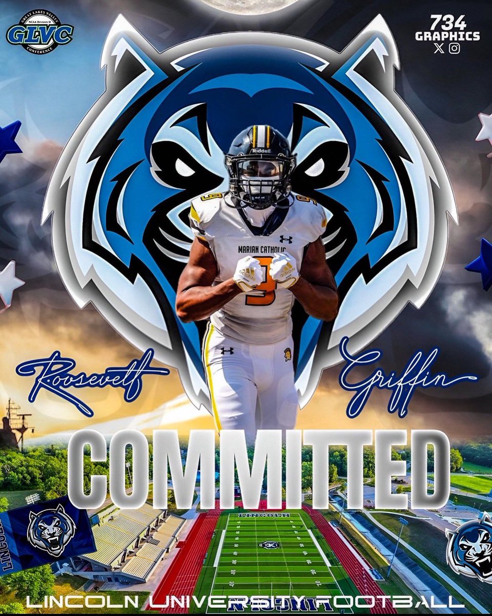 🎉🖤💛🏈 CONGRATS ROOSEVELT!! 🏈💛🖤🎉
Roosevelt Griffin has signed to continue his academic and football career at Lincoln University Missouri!! We are proud of you!!
#CelebrateMarian #CollegeSigningDay