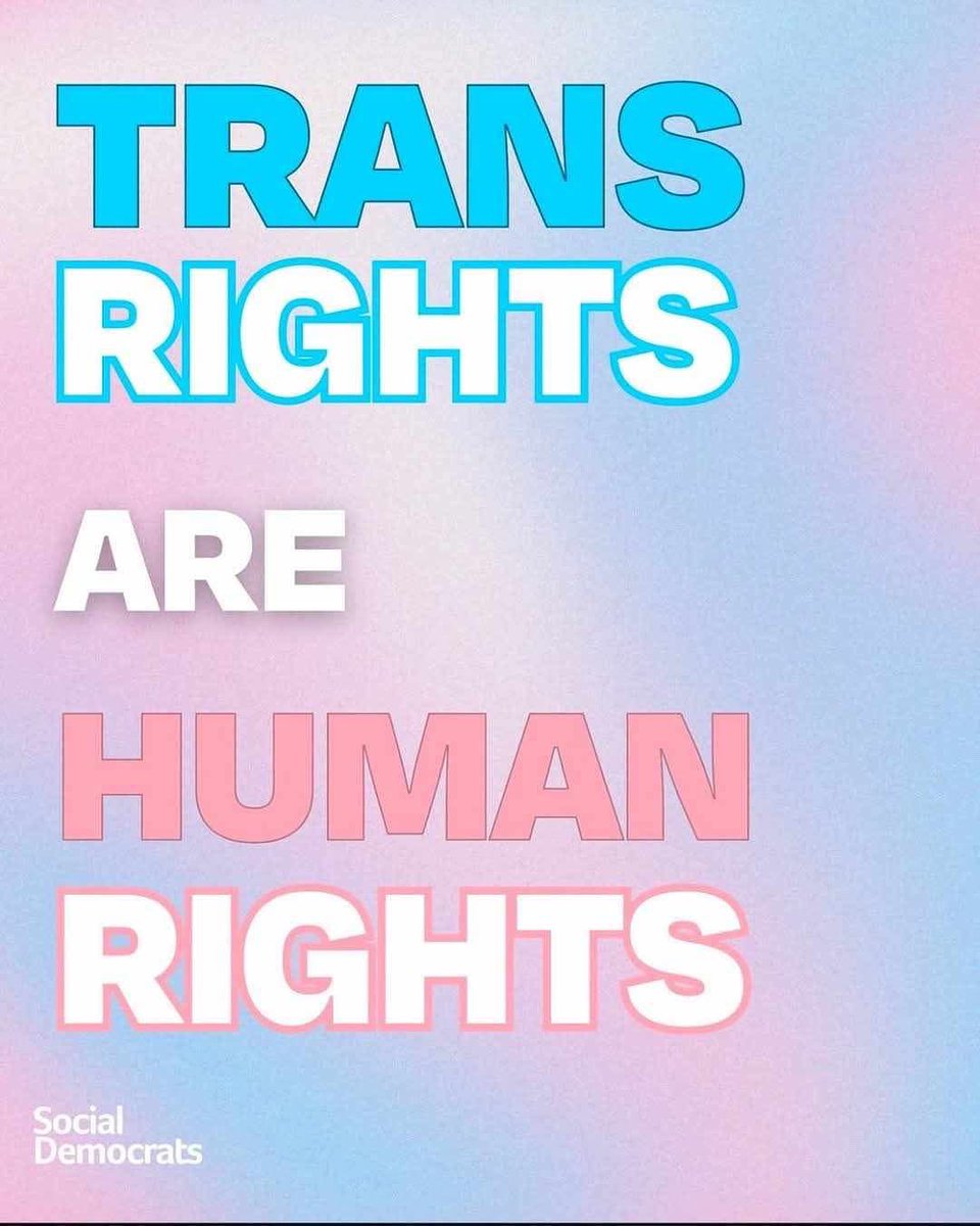 In the light of this week’s court decision in the UK, a reminder that @social_democrats unequivocally stand with the trans community in support of trans rights #TransRightsAreHumanRights
