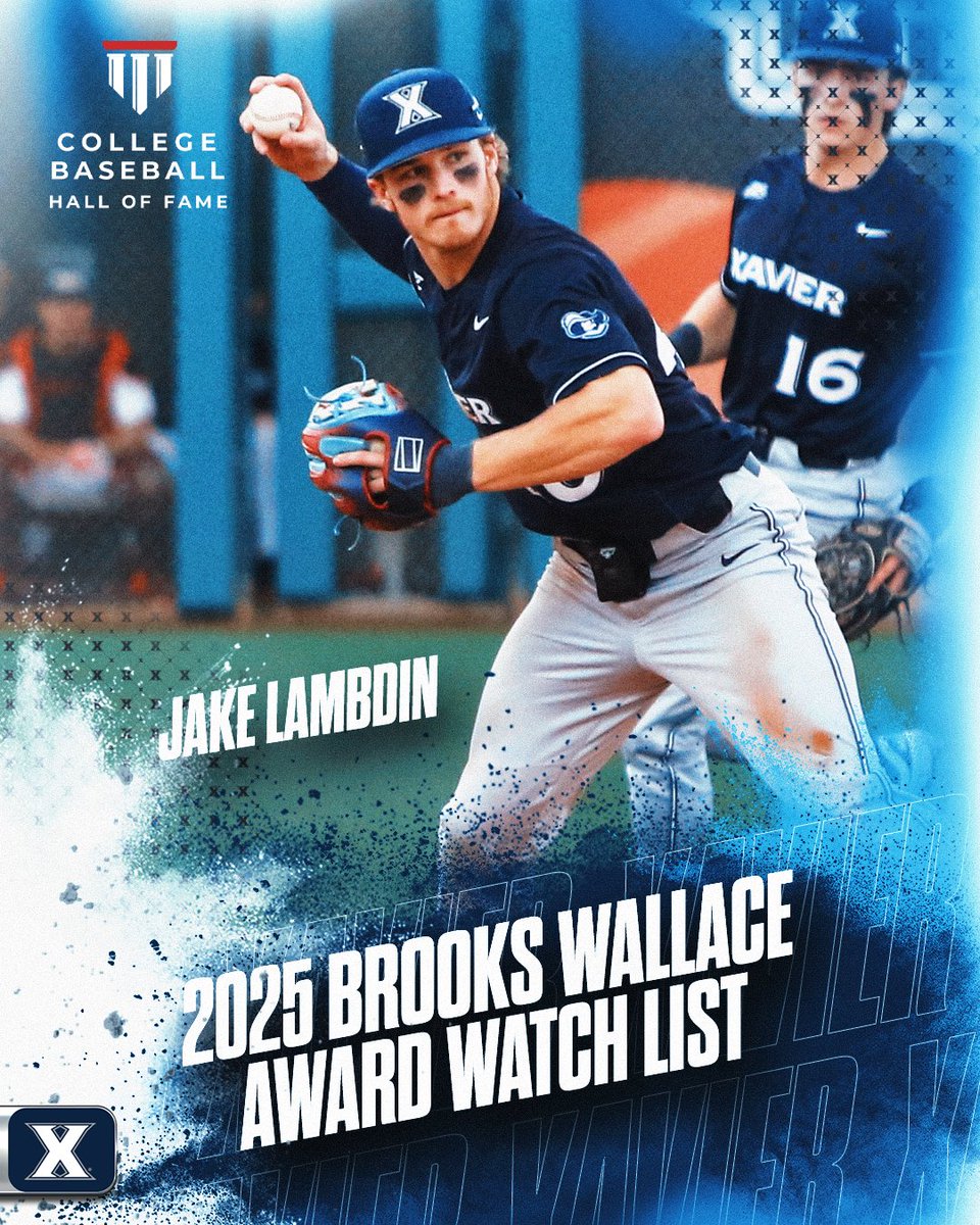 Jake Lambdin earns a spot on the watch list for the 2025 Brooks Wallace Award, honoring to the nation's top shortstop, released by the College Baseball Foundation today!