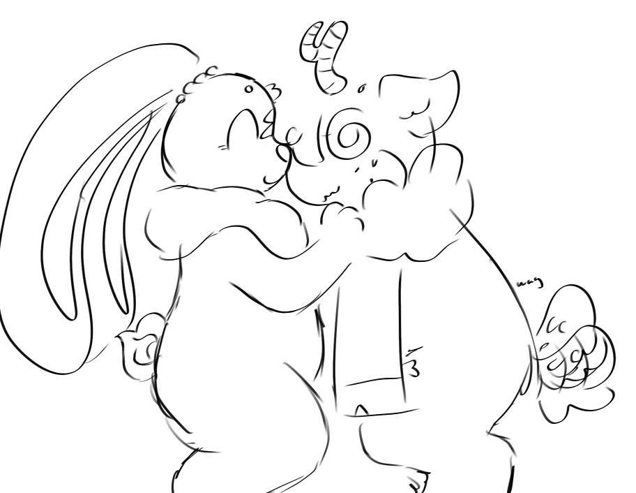 New toon OKAY NOW KISS