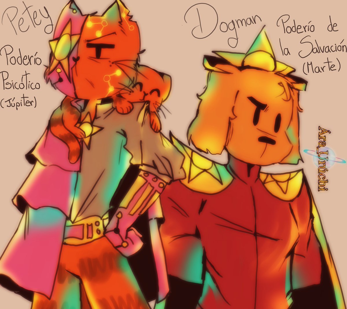 AndreDraw3's tweet image. Reviviendo en X ahshsg,, el lore de este AU es un montón, figamos que se entiende xD

#dogman #petey #dogmanxpetey #dogmanau